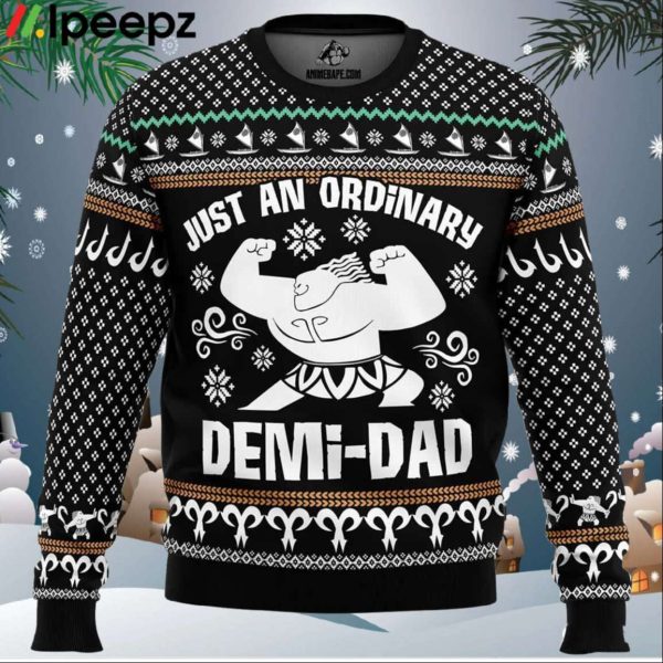 Demi Dad Moana Ugly Christmas Sweater