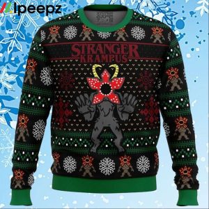 Demogorgon Stranger Krampus Stranger Things Ugly Christmas Sweater