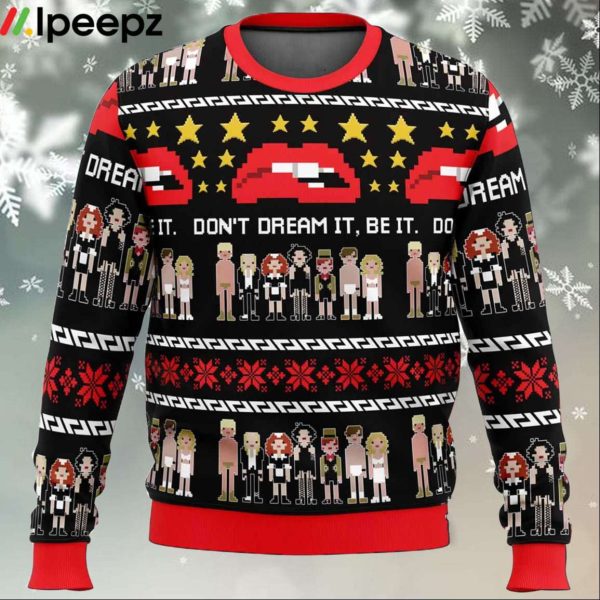 Dont Dream It Be It The Rocky Horror Picture Show Ugly Christmas Sweater
