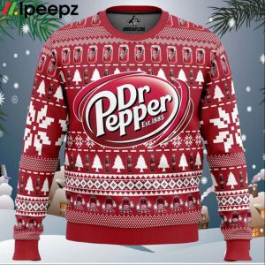 Dr Pepper Ugly Christmas Sweater