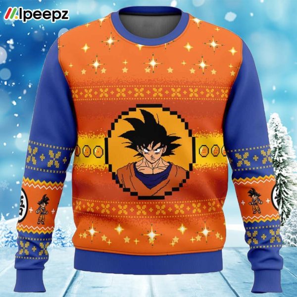 Dragon Ball Z Goku Christmas Ugly Christmas Sweater