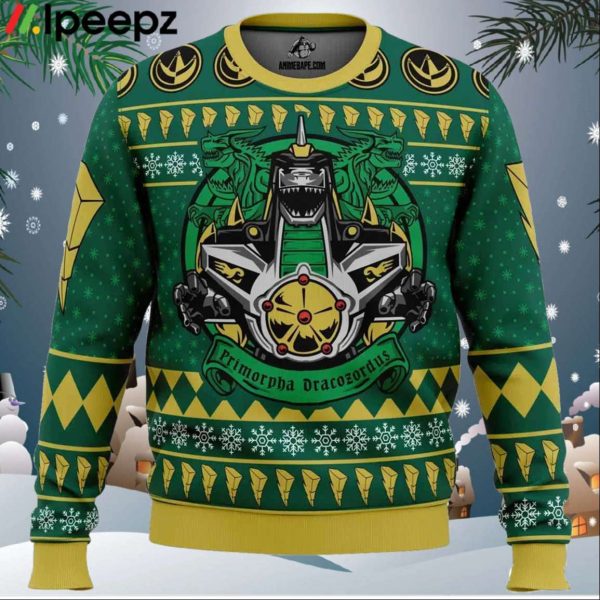 Dragonzord Power Rangers Ugly Christmas Sweater