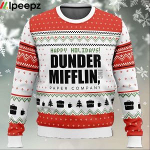 Dunder Mifflin The Office Ugly Christmas Sweater