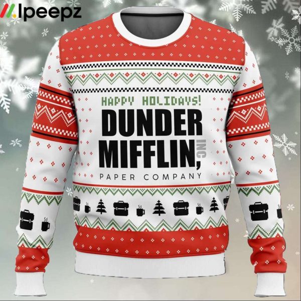 Dunder Mifflin The Office Ugly Christmas Sweater