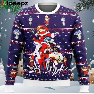 Evangelion Holiday Ugly Christmas Sweater