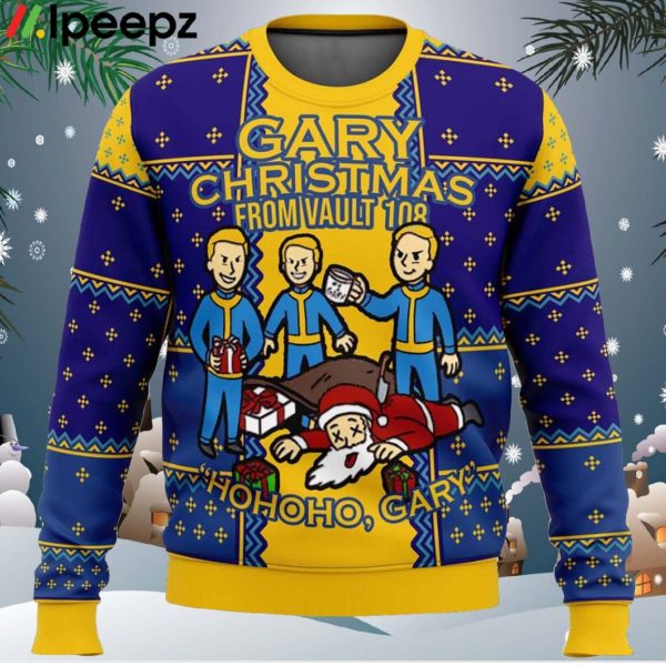 Fallout Gary Ugly Christmas Sweater