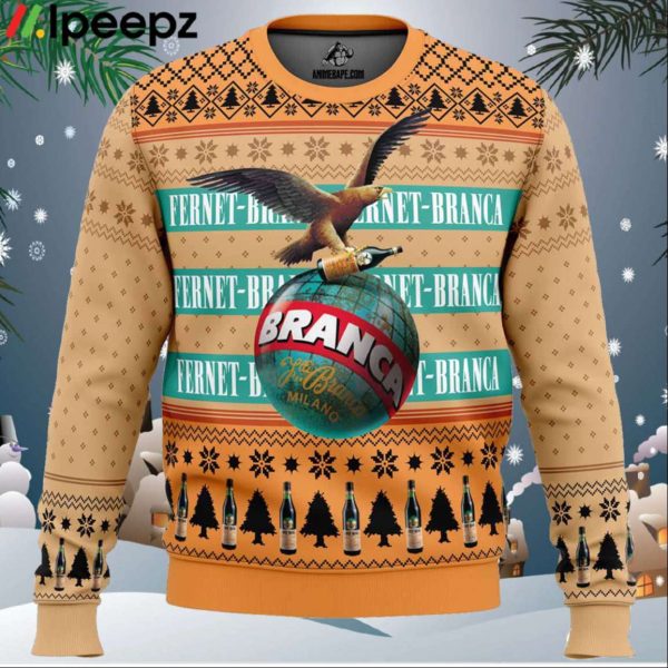 Fernet Branca Ugly Christmas Sweater