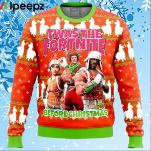 Fortnite Twas Night Ugly Christmas Sweater