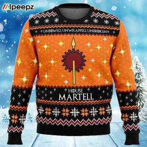 Game of Thrones House Martell Ugly Christmas Sweater