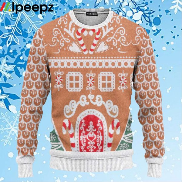 Gingerbread House Ugly Christmas Sweater