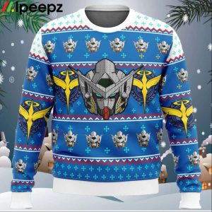 Gundam Helmet Ugly Christmas Sweater