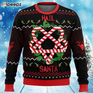 Hail Santa Ugly Christmas Sweater