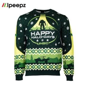 Halo Happy Halo Days Christmas Jumper Ugly Sweater