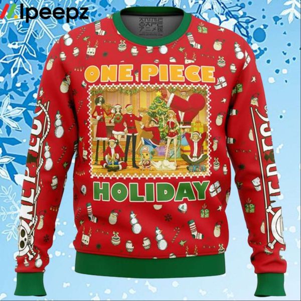 Happy Holidays One Piece Ugly Christmas Sweater