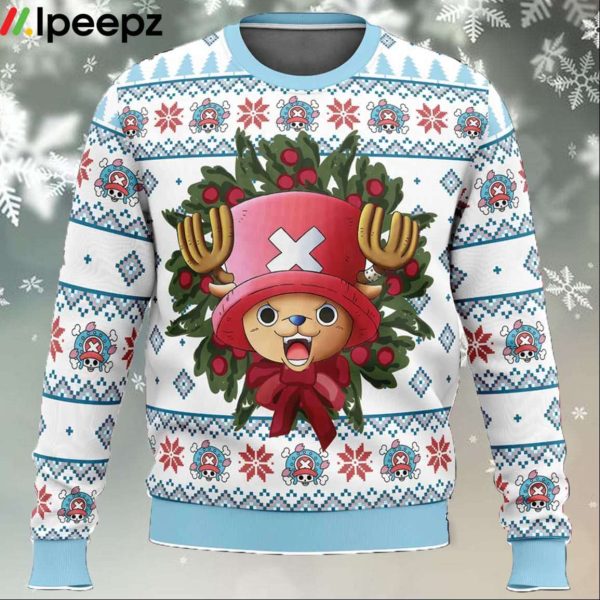 Happy Tony Tony Chopper One Piece Ugly Christmas Sweater