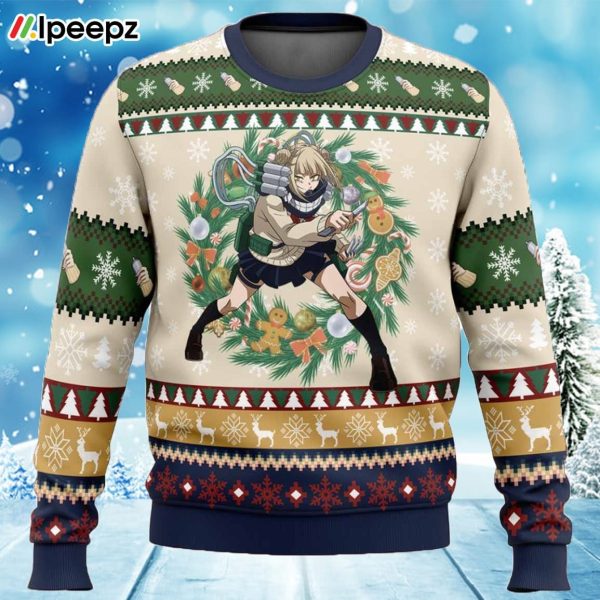 Himiko Toga Christmas My Hero Academia Ugly Christmas Sweater