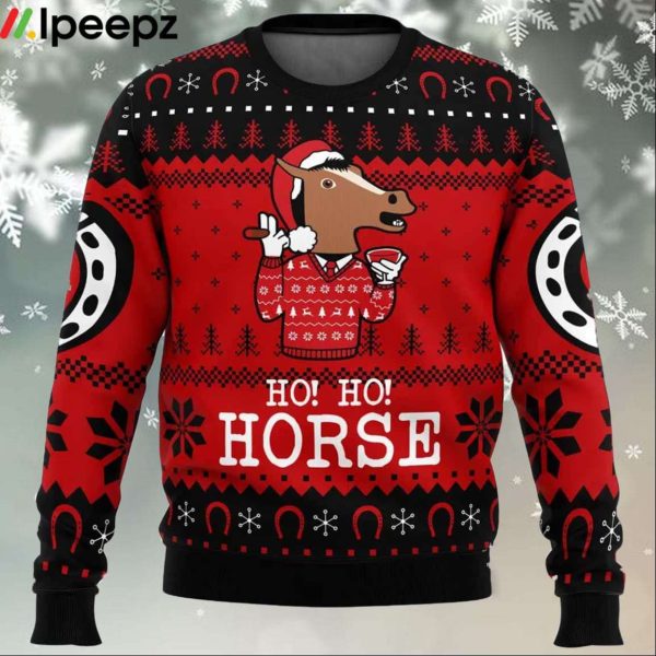 Ho Ho Horse Bojack Horseman Ugly Christmas Sweater