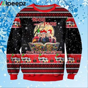 Hocus Pocus Ugly Christmas Sweater For Movie Fans