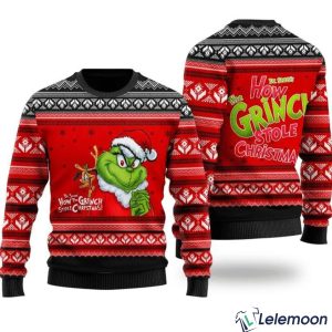 How The Grnch Stole Christmas Ugly Xmas Sweater