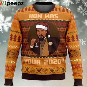 How Was Your 2020 Django Unchained Ugly Christmas Sweater