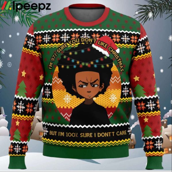 Huey Freeman The Boondocks Ugly Christmas Sweater