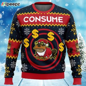 Hypnotoad Consume Futurama Ugly Christmas Sweater