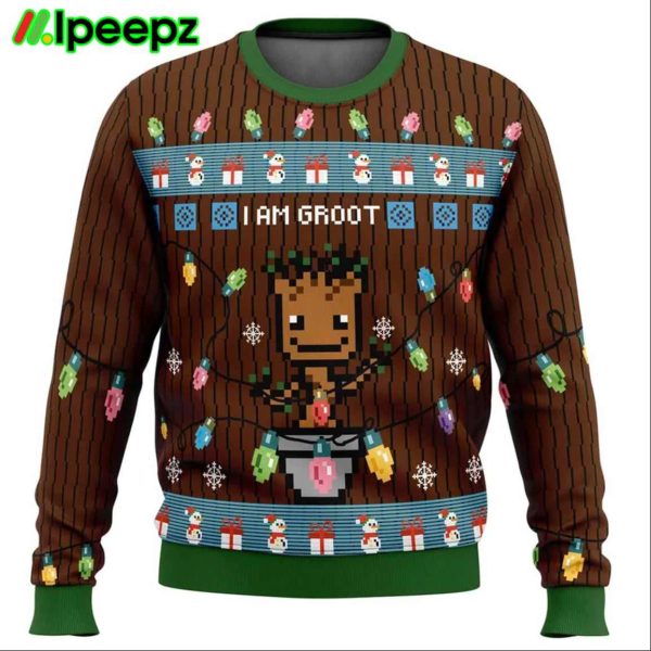 I am Groot Christmas Ugly Sweater