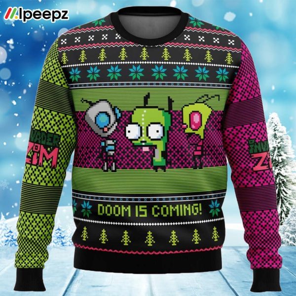 Invader ZiM Ugly Christmas Sweater