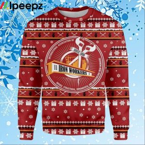 Ironworker Christmas Gift Ugly Christmas Sweater