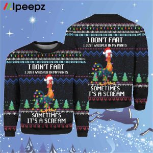 It‘s Scream Chicken Ugly Christmas Sweater