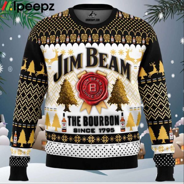 Jim Beam The Bourbon Ugly Christmas Sweater