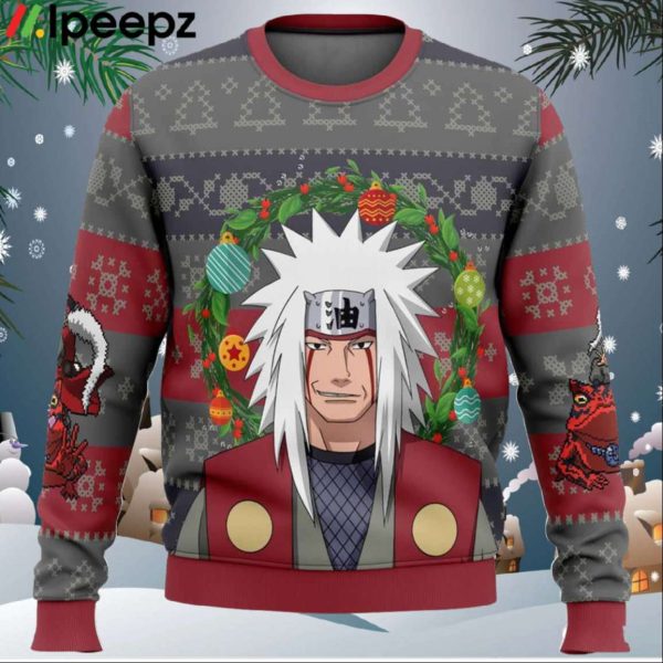 Jiraiya Naruto Ugly Christmas Sweater