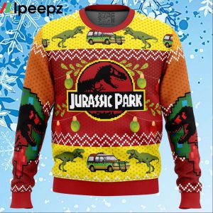 Jurassic Park Ugly Christmas Sweater