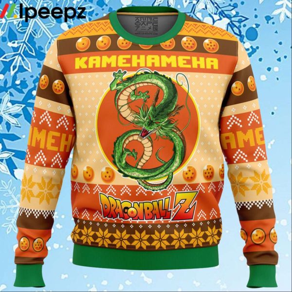 Kamehameha Dragon Ball Z Ugly Christmas Sweater