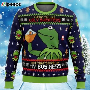 Kermit the Frog Ugly Christmas Sweater