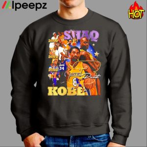 Kobe Bryant Los Angeles Lakers Baseball Team Shaq Shirt