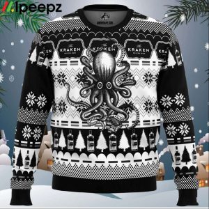 Kraken Black Spiced Rum Ugly Christmas Sweater