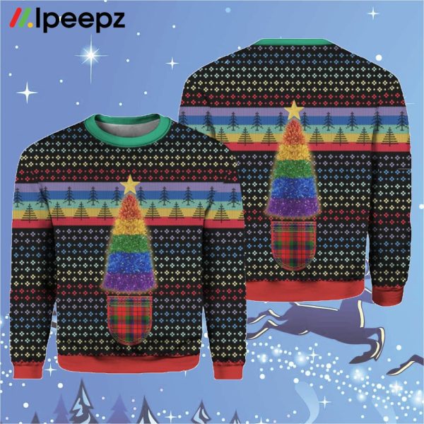 LGBT Christmas Tree Ugly Sweater