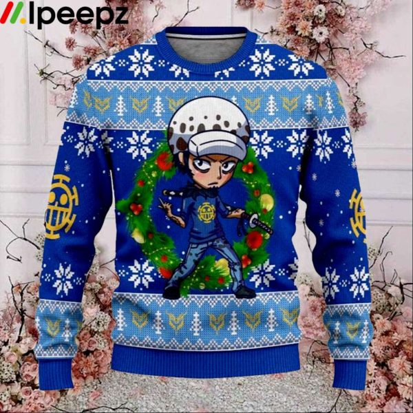 Law One Piece Anime Ugly Christmas Sweater