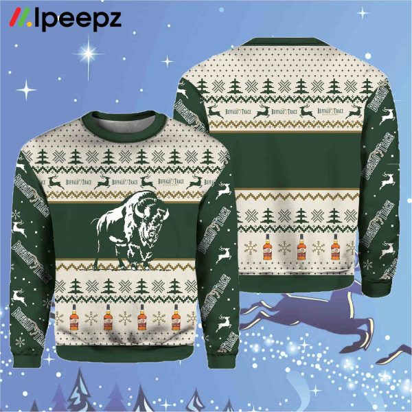 Lele Buffalo Trace Whiskey Lover Ugly Sweater