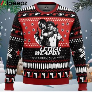 Lethal Weapon Is a Christmas Movie Ugly Christmas Sweater