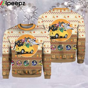 Lupin The 3rd Happy Trip Ugly Christmas Sweater