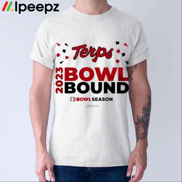 Maryland Terps 2023 Bowl Bound Bowl Season Shirt