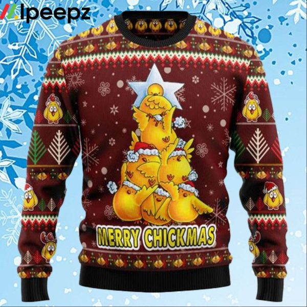 Merry Chickmas TG5129 Ugly Christmas Sweater