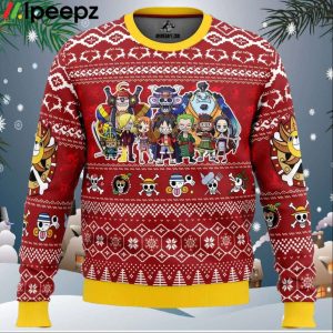 Merry Mugiwara Pirates One Piece Ugly Christmas Sweater