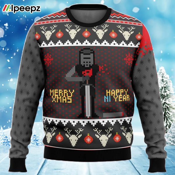 Merry Xmas and Happy Ni Year Monty Python Ugly Christmas Sweater