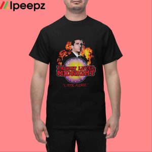 Michael Scott The Office Threat Level Midnight Shirt