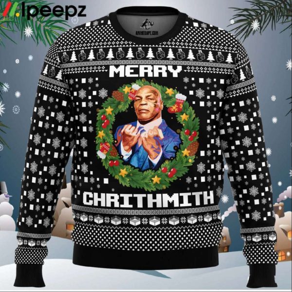 Mike Tyson Ugly Christmas Sweater