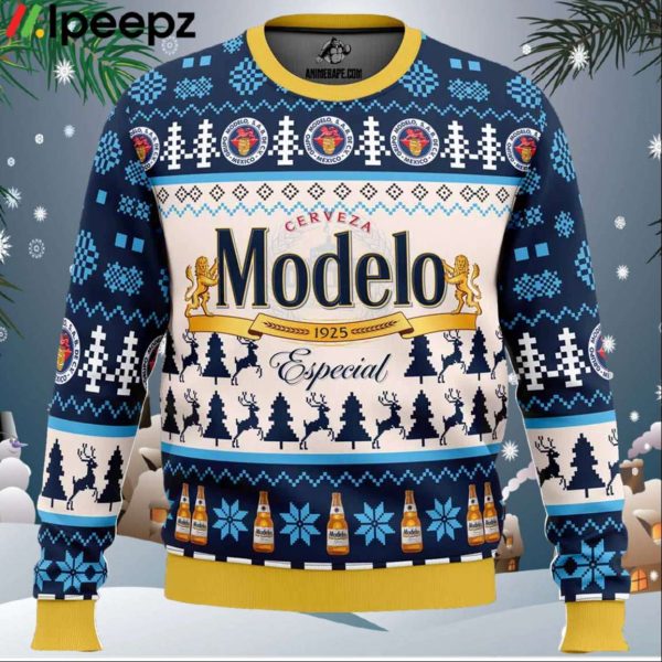 Modelo Especial Beer Ugly Christmas Sweater