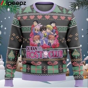 Ouran High School Alt Ugly Christmas Sweater